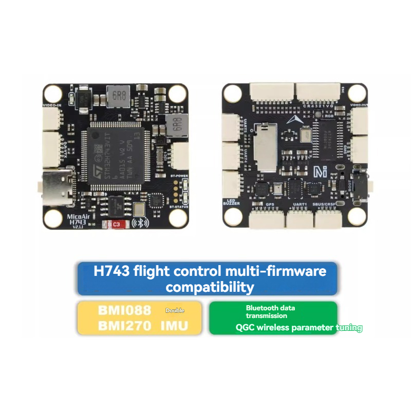 Drone Rc Leading - MicoAir743 V2 フライトコントローラー デュアルIMU Bluetoothチューニング APM