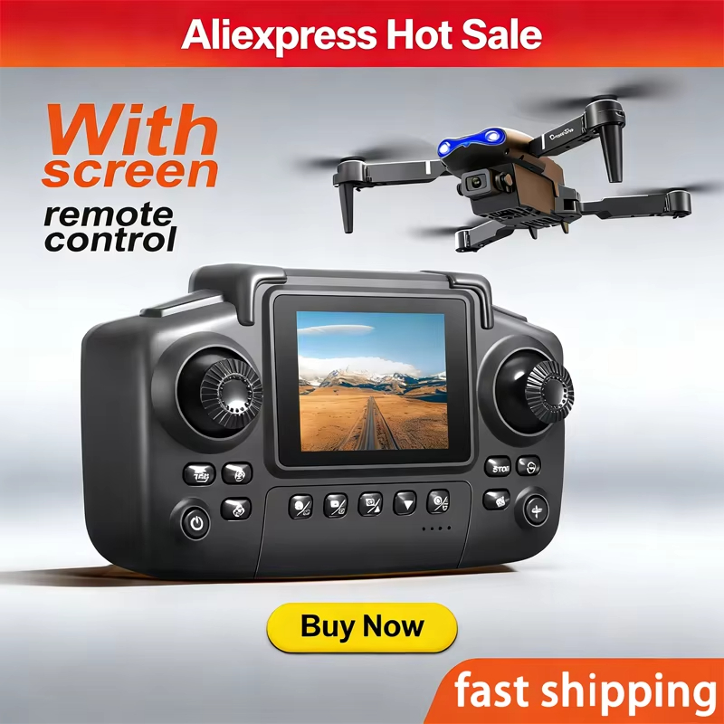 Drone E88 Rc Quadcopter - 2026年型 新しいE88 Pro、性能向上版ドローン。4Kデュアルカメラ搭載、高画質空撮ドローン。画面付き、折りたたみ式クアッドコプター、Xiaomi向けRCおもちゃ。
