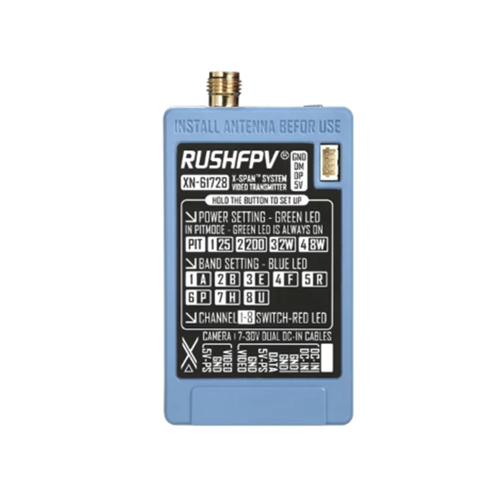 RUSHFPV 6.1‑7.2G 8W X61728 VTX - Drone Rc Toy のレビューと価格