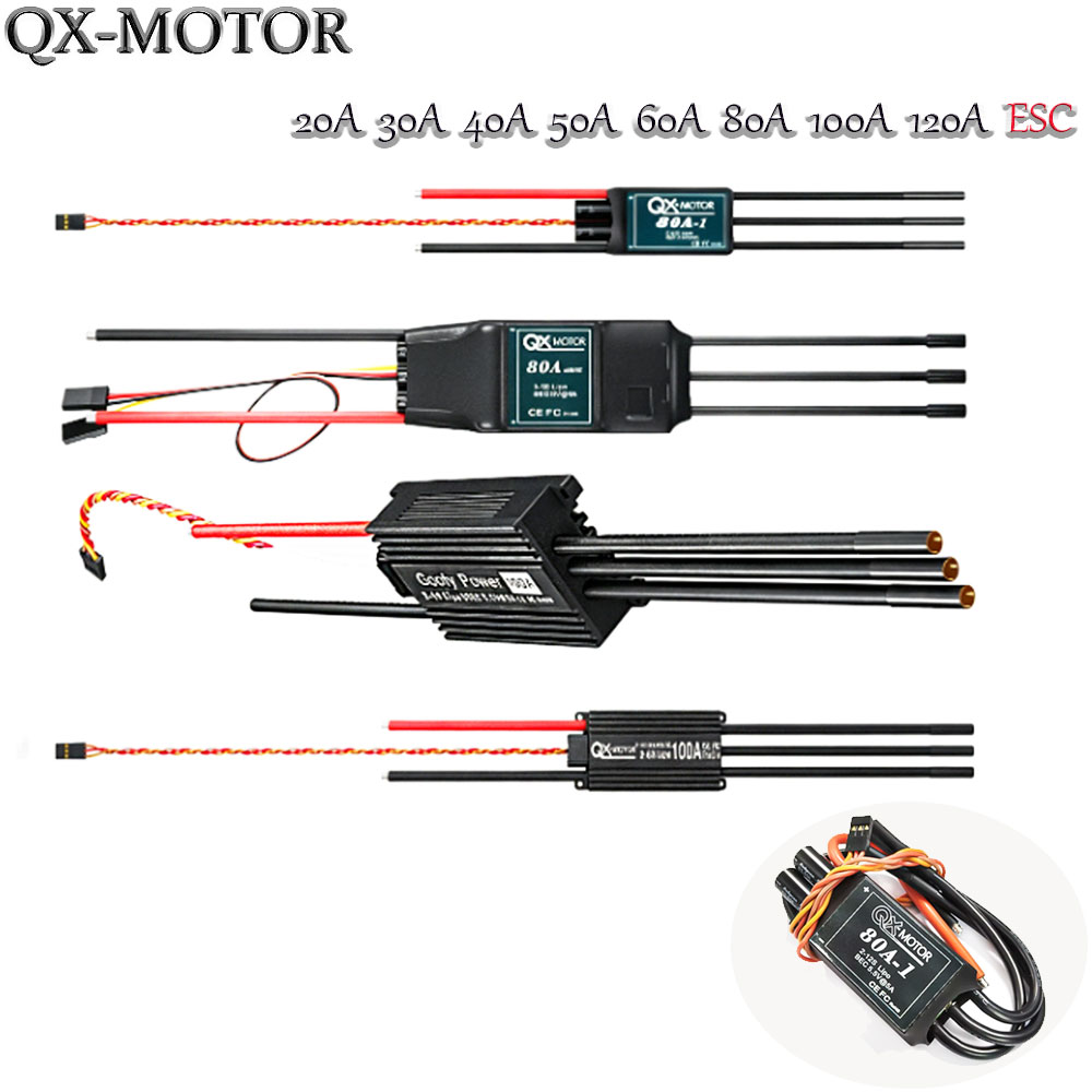 20A-120A ブラシレス ESC スピードコントローラー - Drone Rc Leading のレビューと価格