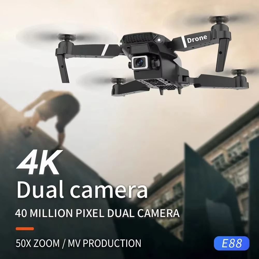 2026年型 新しいE88 Pro、性能向上版ドローン。4K - Drone E88 Rc Quadcopter のレビューと価格