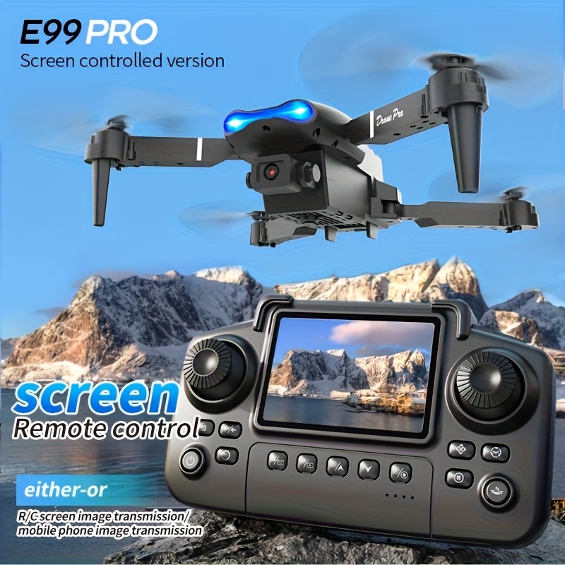 2026年型、デュアルカメラ4K HD、画面付きリモコン、2 - Drone Ae Rc のレビューと価格
